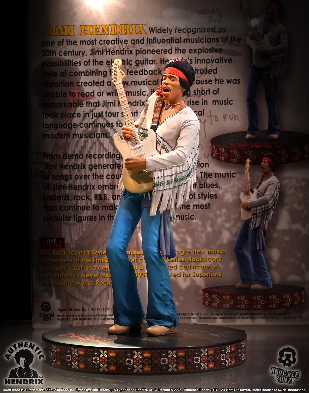 KnuckleBonz Jimi Hendrix III Ltd. Edition Statue - NOW SHIPPING !